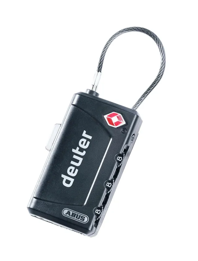 deuter-tsa-cable-lock-lucchetto-a-combinazione-tsa-approvato-con-grillo-a-fune-e image 1