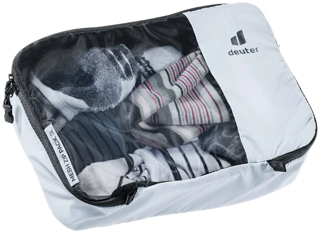 deuter-mesh-zip-pack-3-sacchetto-portaoggetti-con-cerniera-in-tessuto-riciclato- image 1