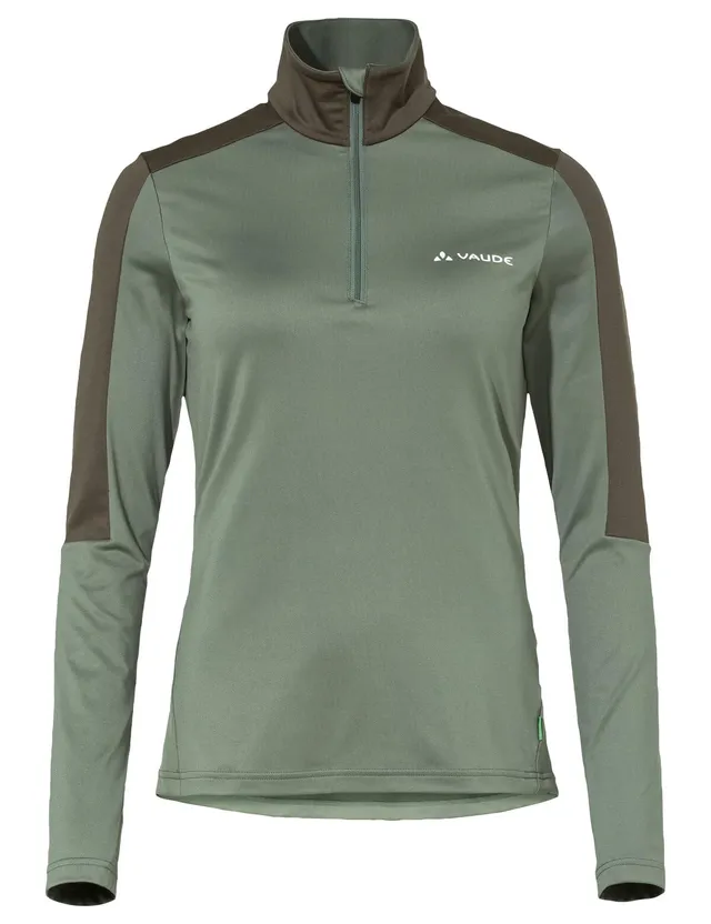 vaude-livigno-halfzip-ii-t-shirt-mezza-zip-donna-da-trekking-e-sport image 1