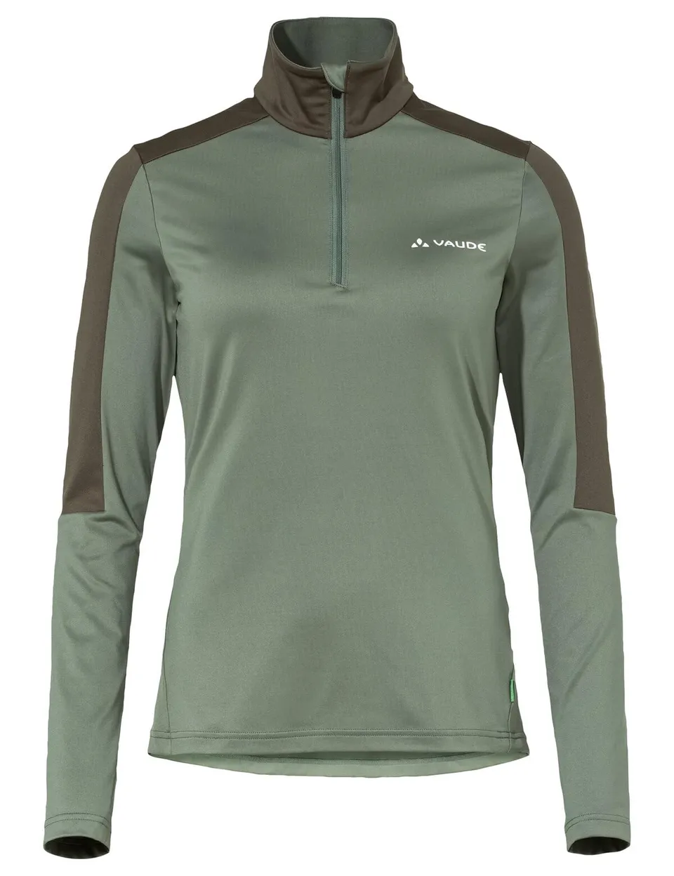 vaude-livigno-halfzip-ii-t-shirt-mezza-zip-donna-da-trekking-e-sport image 1