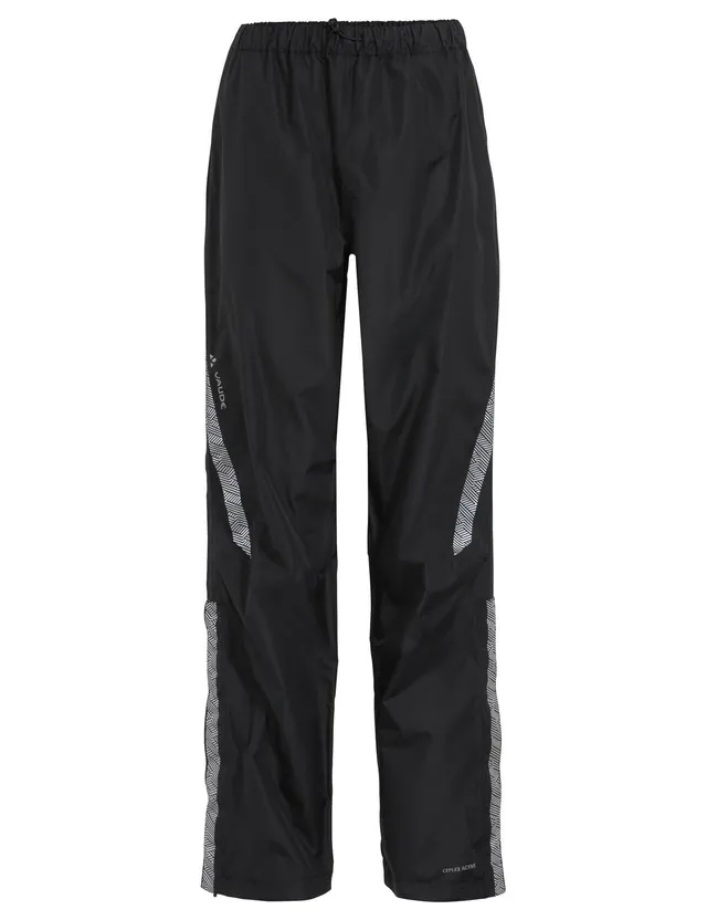 vaude-men-s-luminum-pants-ii-pantaloni-da-pioggia-uomo-altamente-riflettenti image 1
