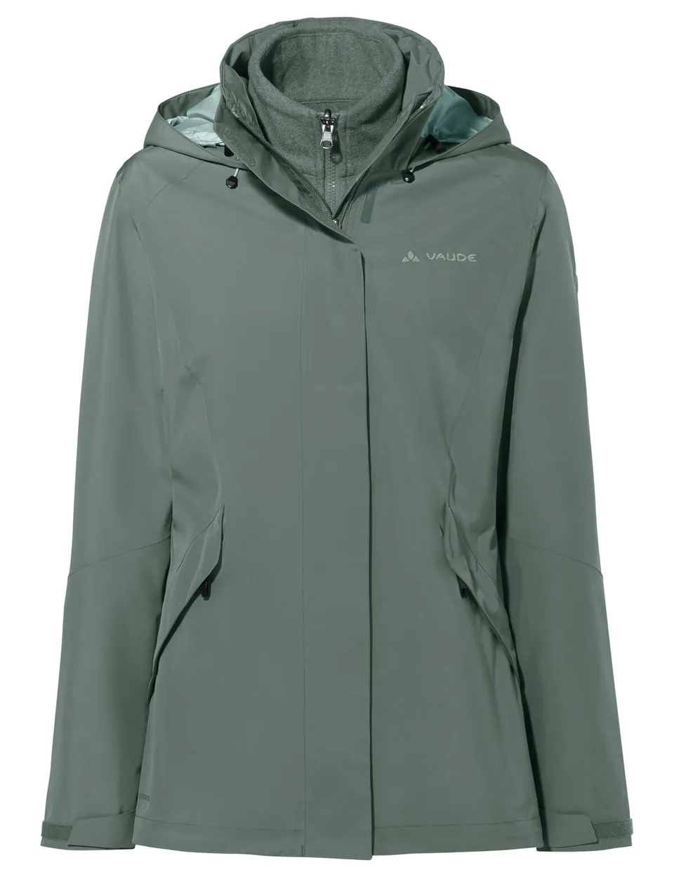 vaude-rosemoor-giacca-3-in-1-da-donna-impermeabile-antivento-con-interno-pile-re image 1