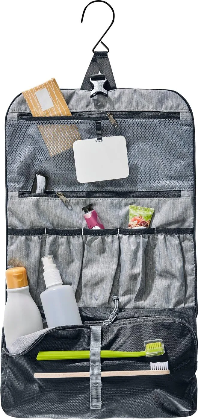 deuter-wash-bag-ii-beauty-case-da-viaggio-con-gancio-appendiabiti-5-tasche-e-spe image 1