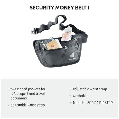 deuter-security-money-belt-i-marsupio-portadenaro-da-viaggio-con-due-tasche-con- image 5