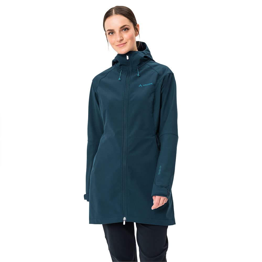 vaude-skomer-cappotto-softshell-donna-con-cappuccio-regolabile-ed-eco-finish-sen image 3