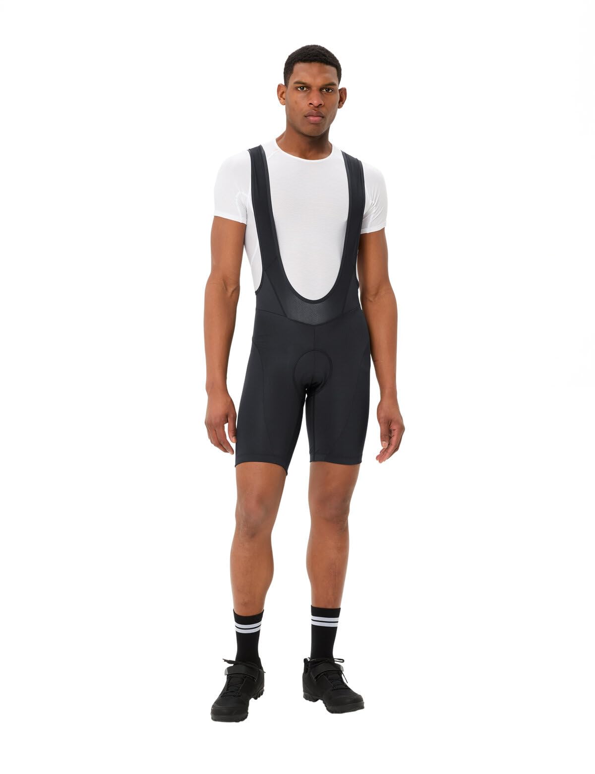 vaude-men-s-active-bib-pants-pantaloncini-con-pettorina-da-ciclismo-uomo-imbotti image 2