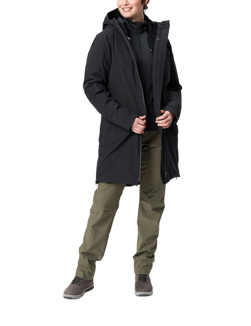 vaude-mineo-coat-iii-cappotto-invernale-donna-antivento-e-impermeabile-riciclato image 8