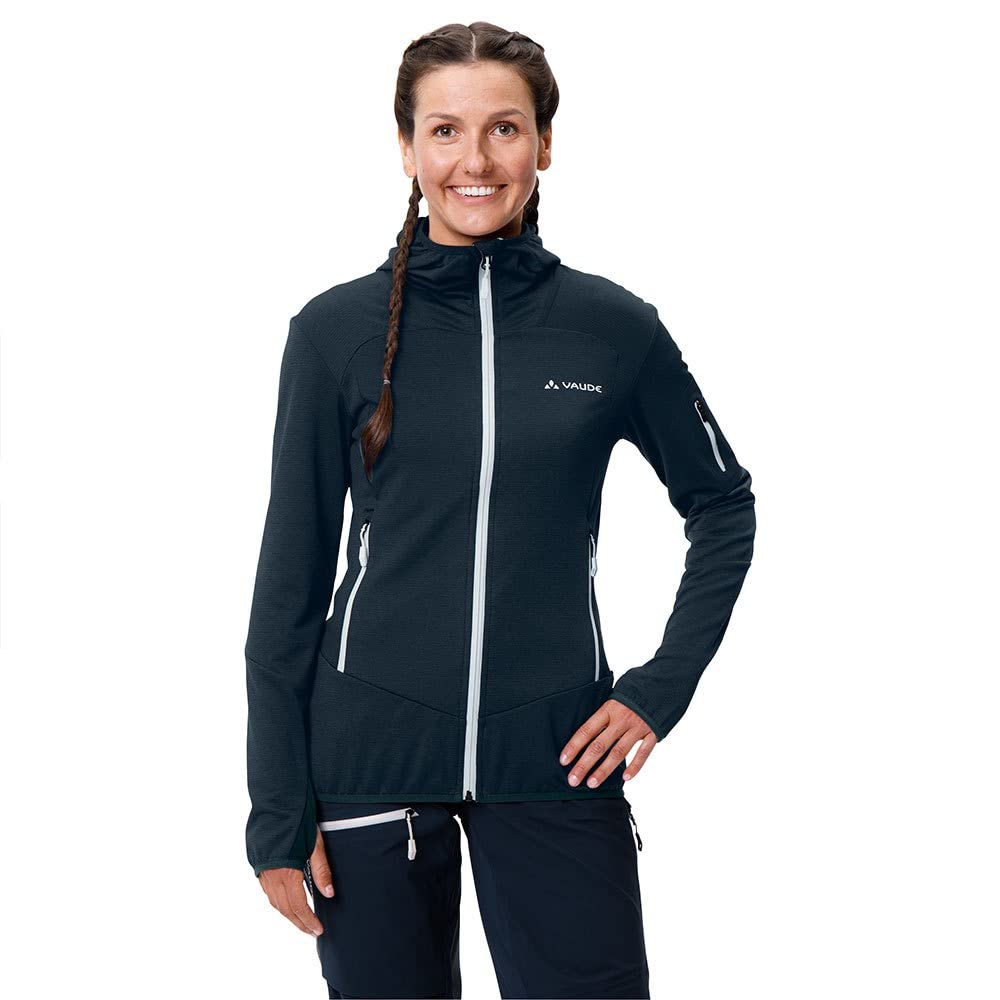 vaude-monviso-giacca-in-pile-donna-calda-con-cerniera-frontale-coperta-e-tasca-s image 4