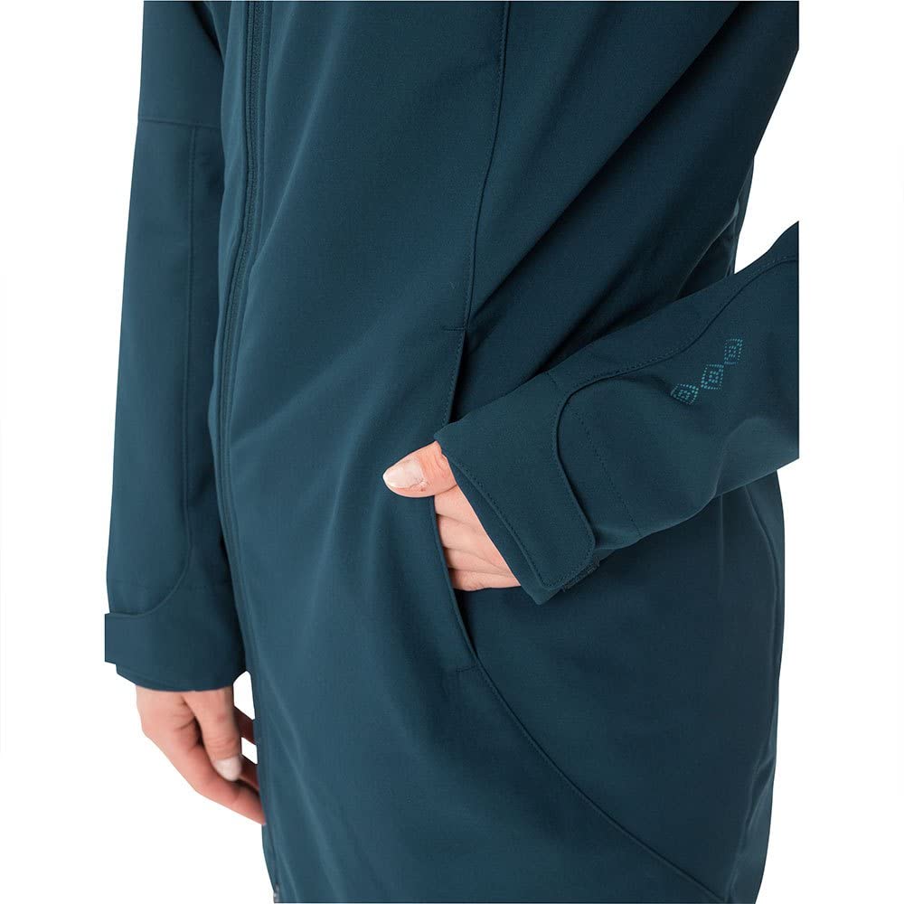 vaude-skomer-cappotto-softshell-donna-con-cappuccio-regolabile-ed-eco-finish-sen image 6