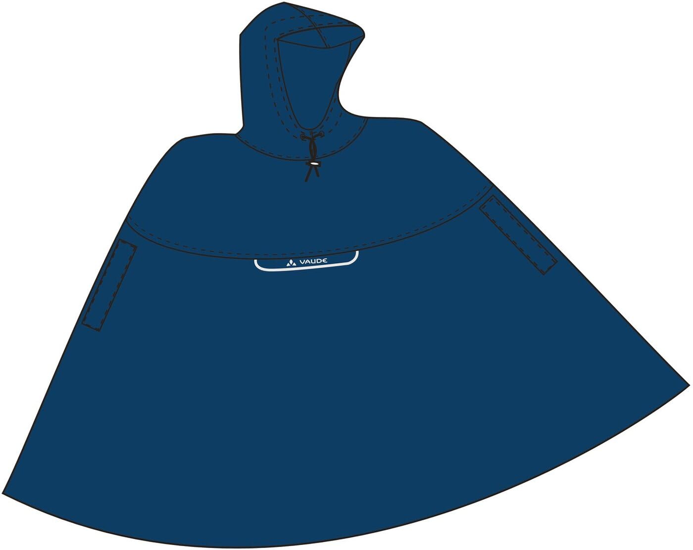 vaude-poncho-valdipino-poncho-antipioggia-da-ciclismo-leggero-con-sacca-integrat image 5