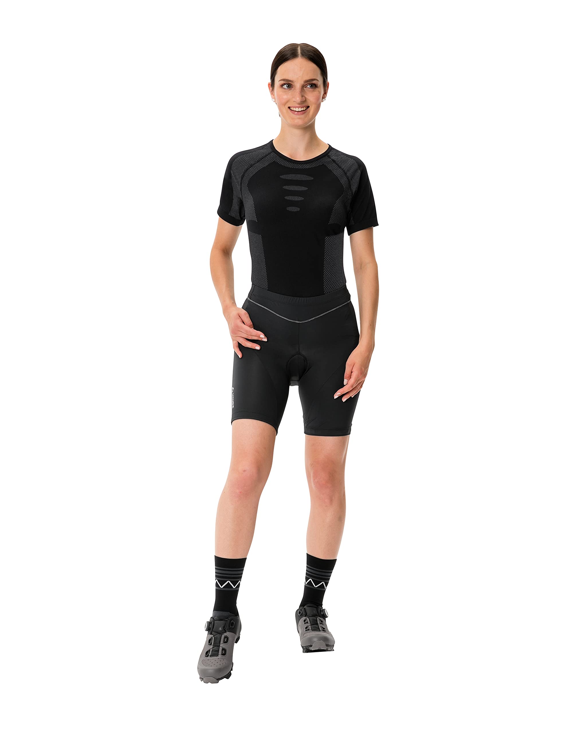 vaude-women-s-active-pantaloncini-da-ciclismo-donna-con-fondello-active image 7