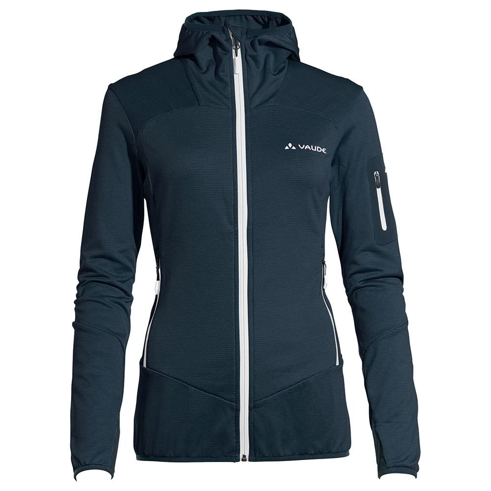 vaude-monviso-giacca-in-pile-donna-calda-con-cerniera-frontale-coperta-e-tasca-s image 1