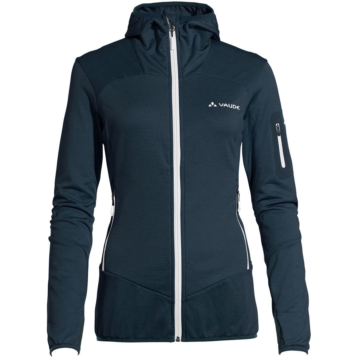 vaude-monviso-giacca-in-pile-donna-calda-con-cerniera-frontale-coperta-e-tasca-s image 2
