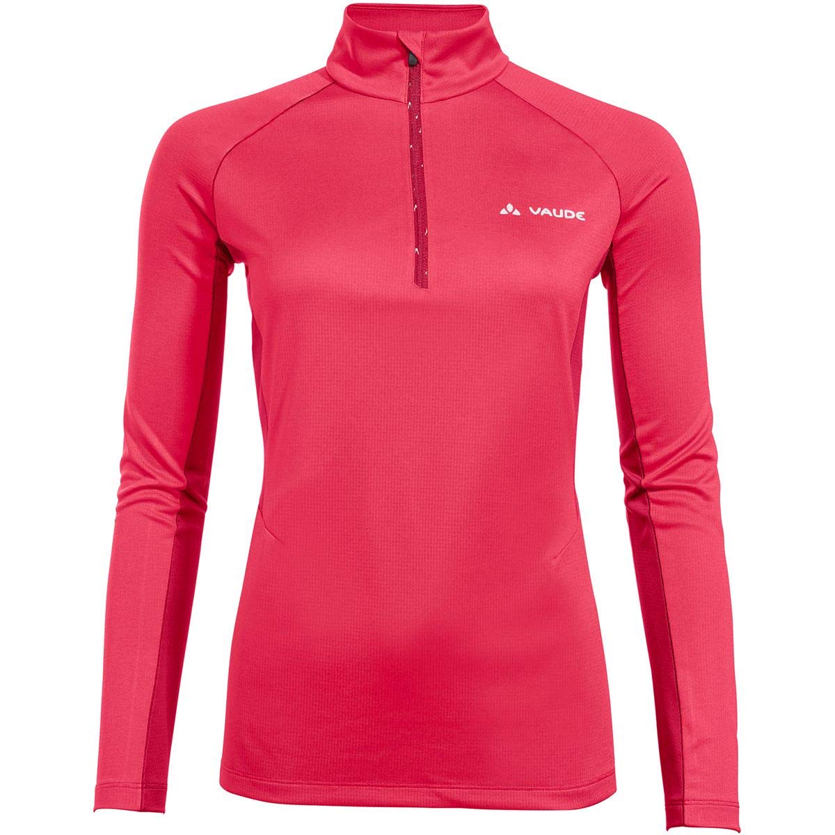 vaude-larice-light-shirt-ii-maglietta-termica-donna-con-zip-lunga-traspirante image 3