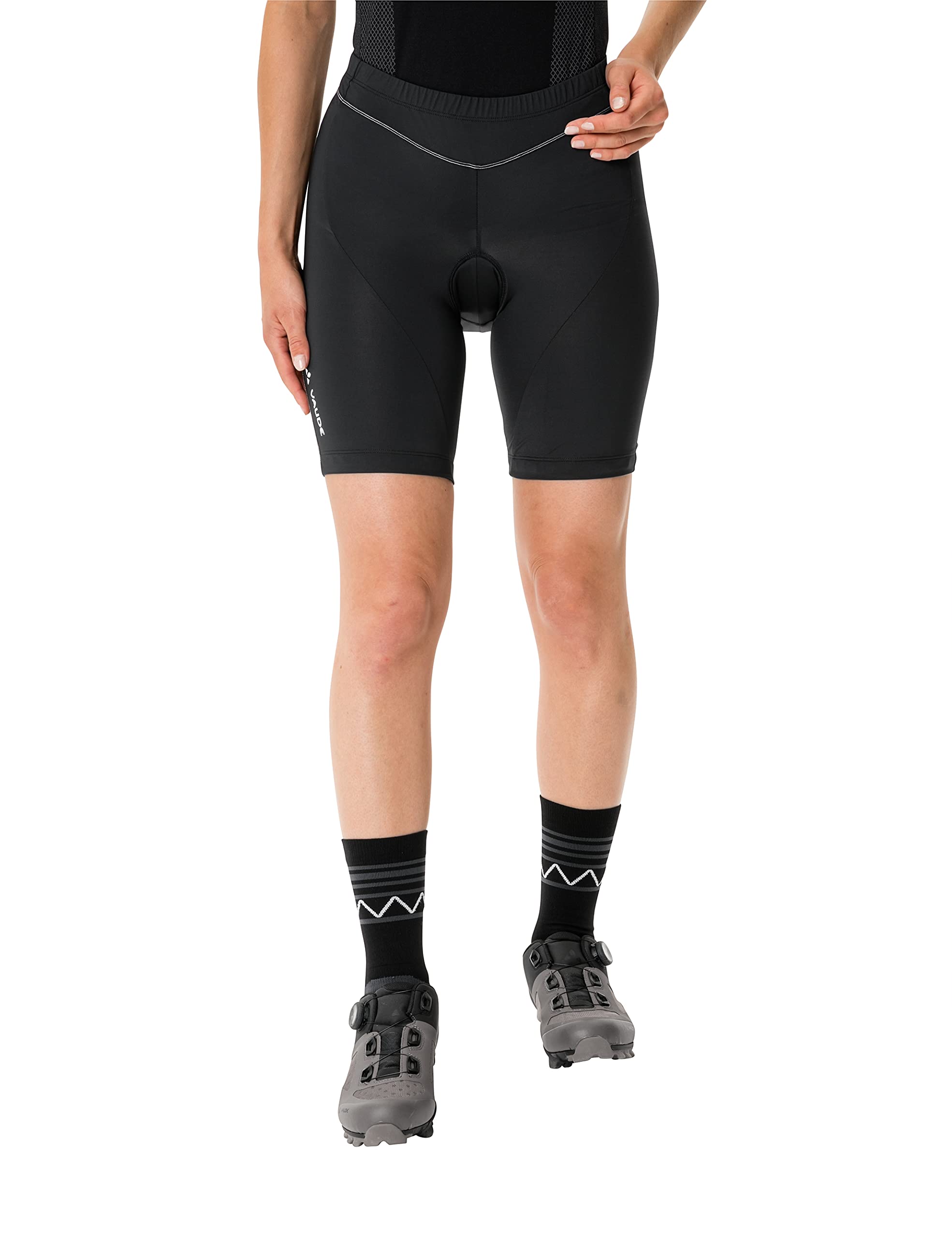 vaude-women-s-active-pantaloncini-da-ciclismo-donna-con-fondello-active image 2