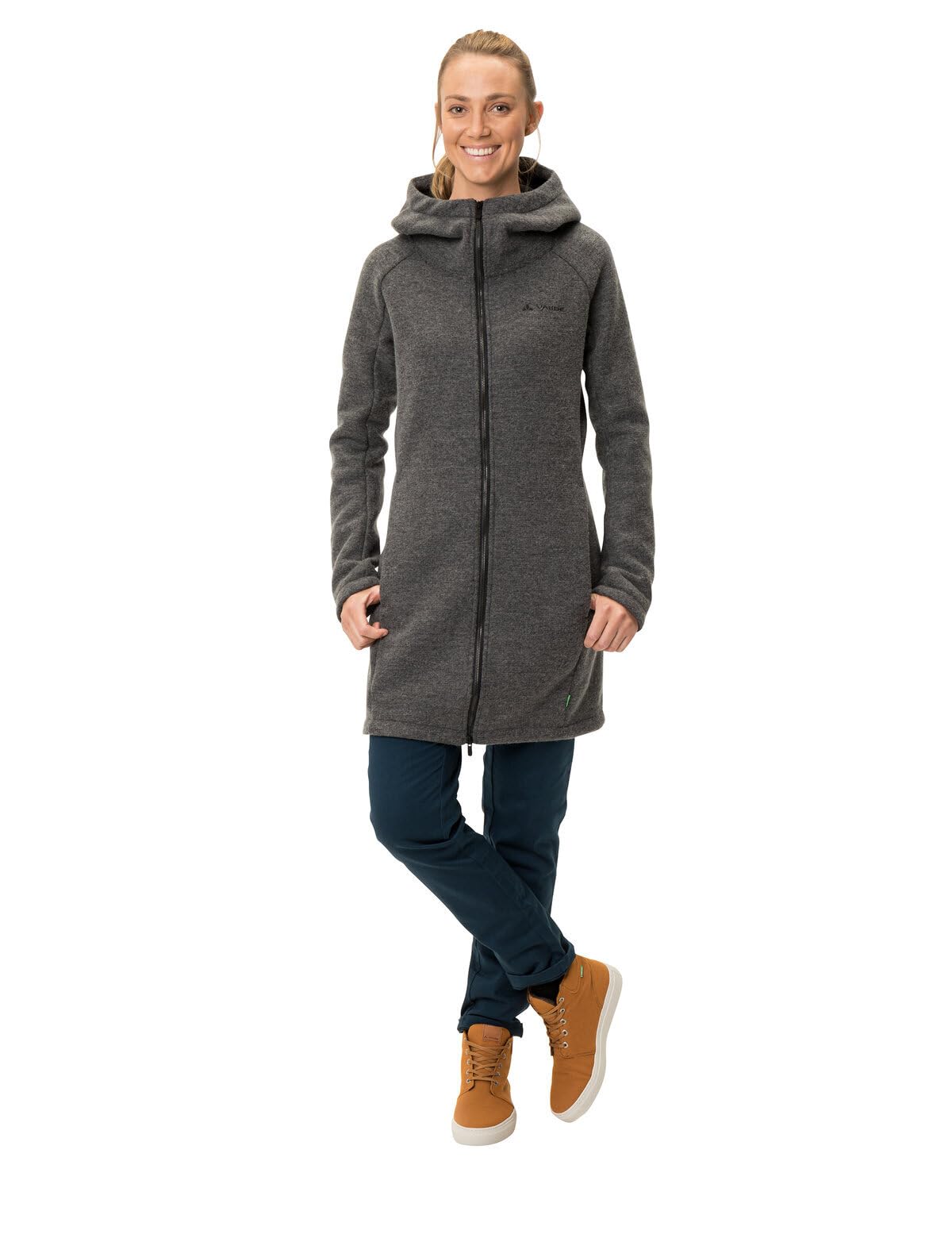 vaude-women-s-tinshan-coat-iii-cappotto-donna-in-misto-lana-con-fodera-pile-per- image 7