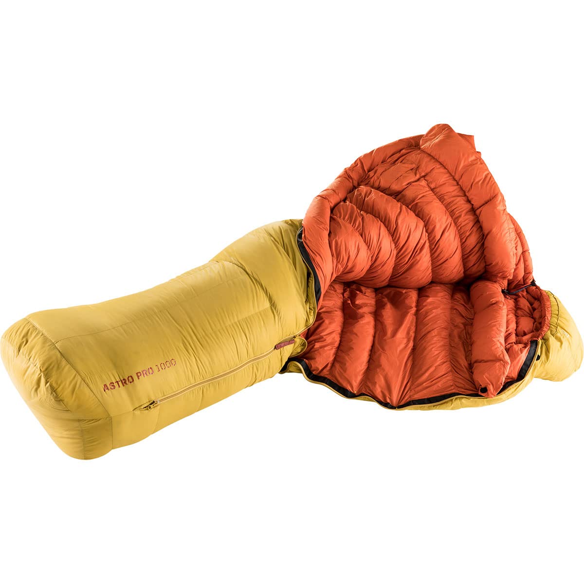 deuter-astro-pro-1000-el-extra-long-sacco-a-pelo-in-piuma-certificato-rds-per-bo image 2