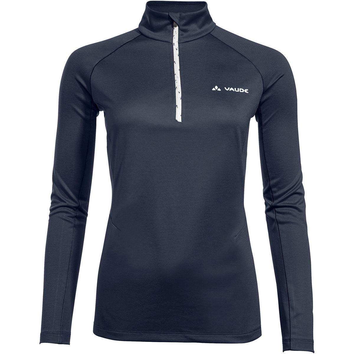 vaude-larice-light-shirt-ii-maglietta-termica-donna-con-zip-lunga-traspirante image 5