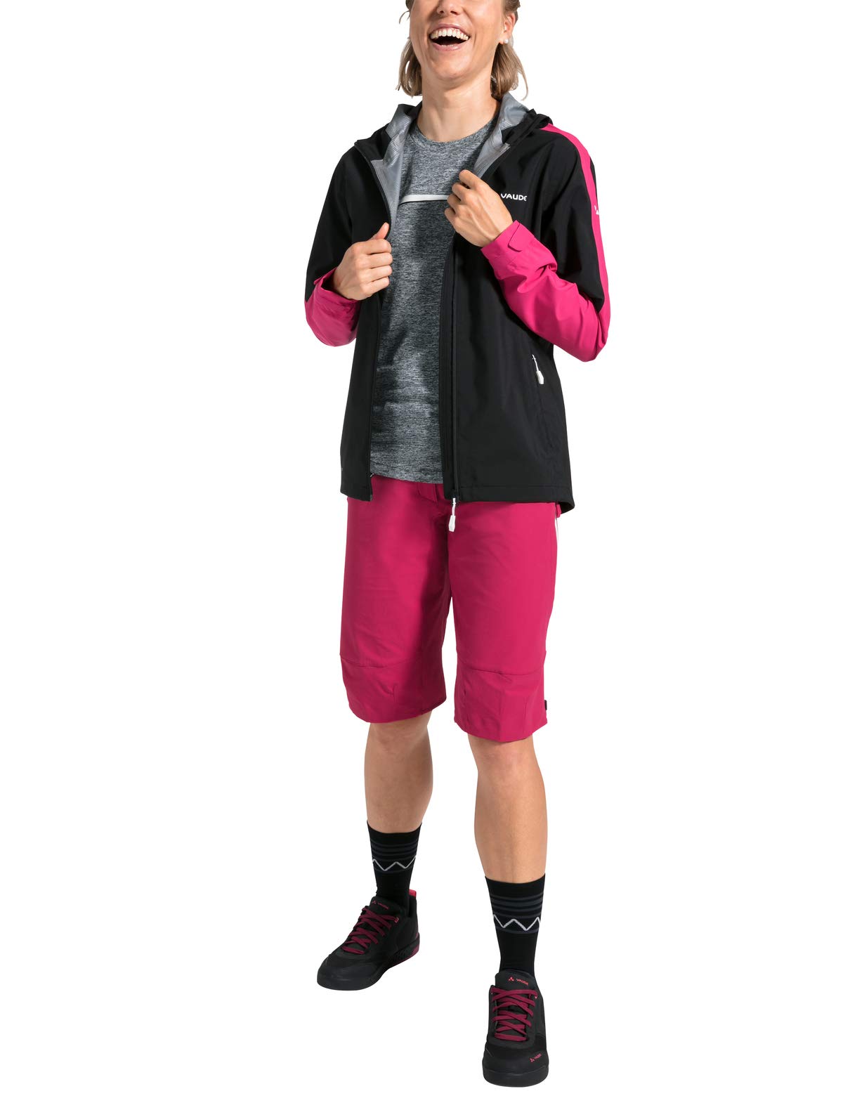 vaude-moab-ii-giacca-impermeabile-da-donna-2-5-strati-con-cappuccio-arrotolabile image 2