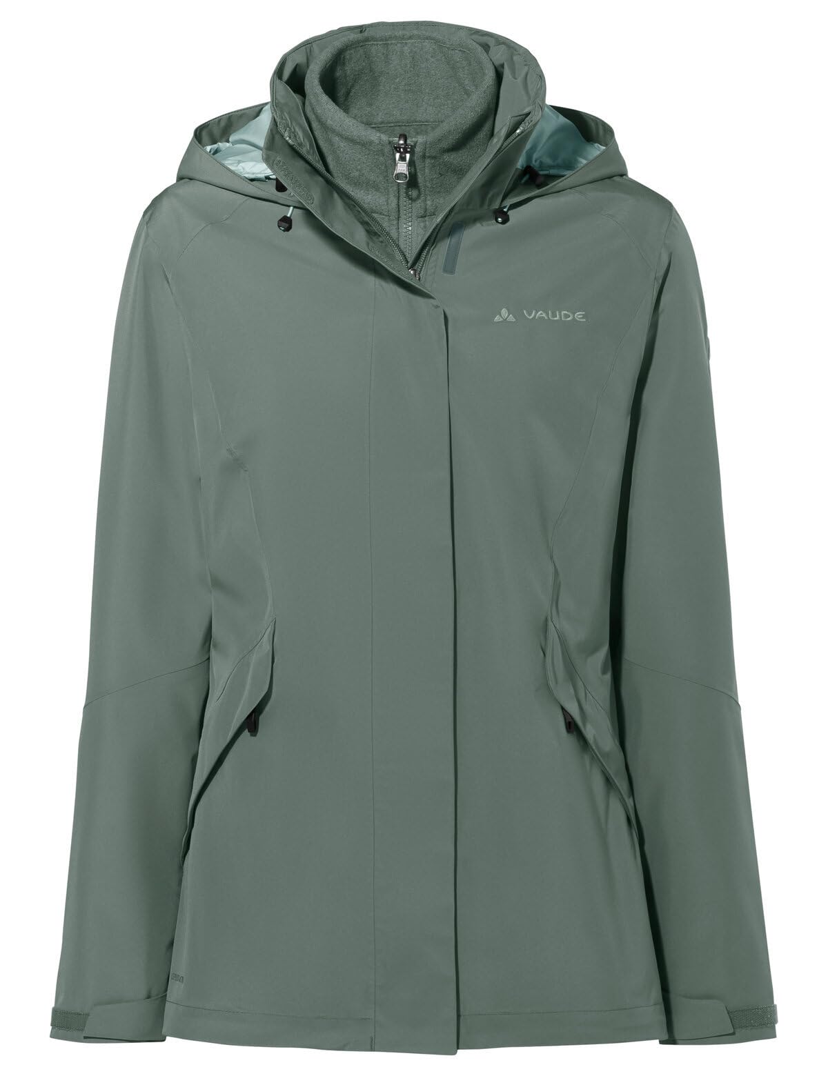 vaude-rosemoor-giacca-3-in-1-da-donna-impermeabile-antivento-con-interno-pile-re image 1