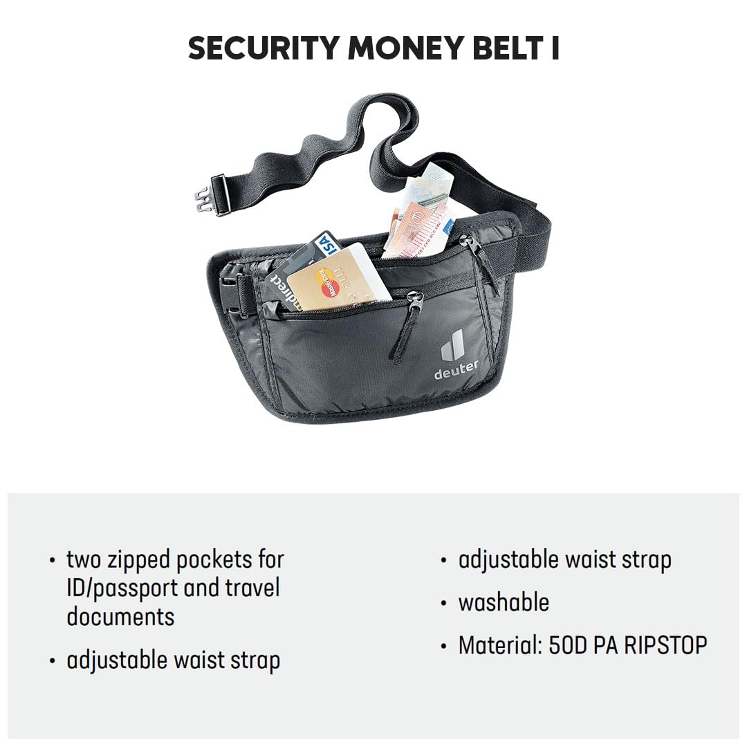deuter-security-money-belt-i-marsupio-portadenaro-da-viaggio-con-due-tasche-con- image 2