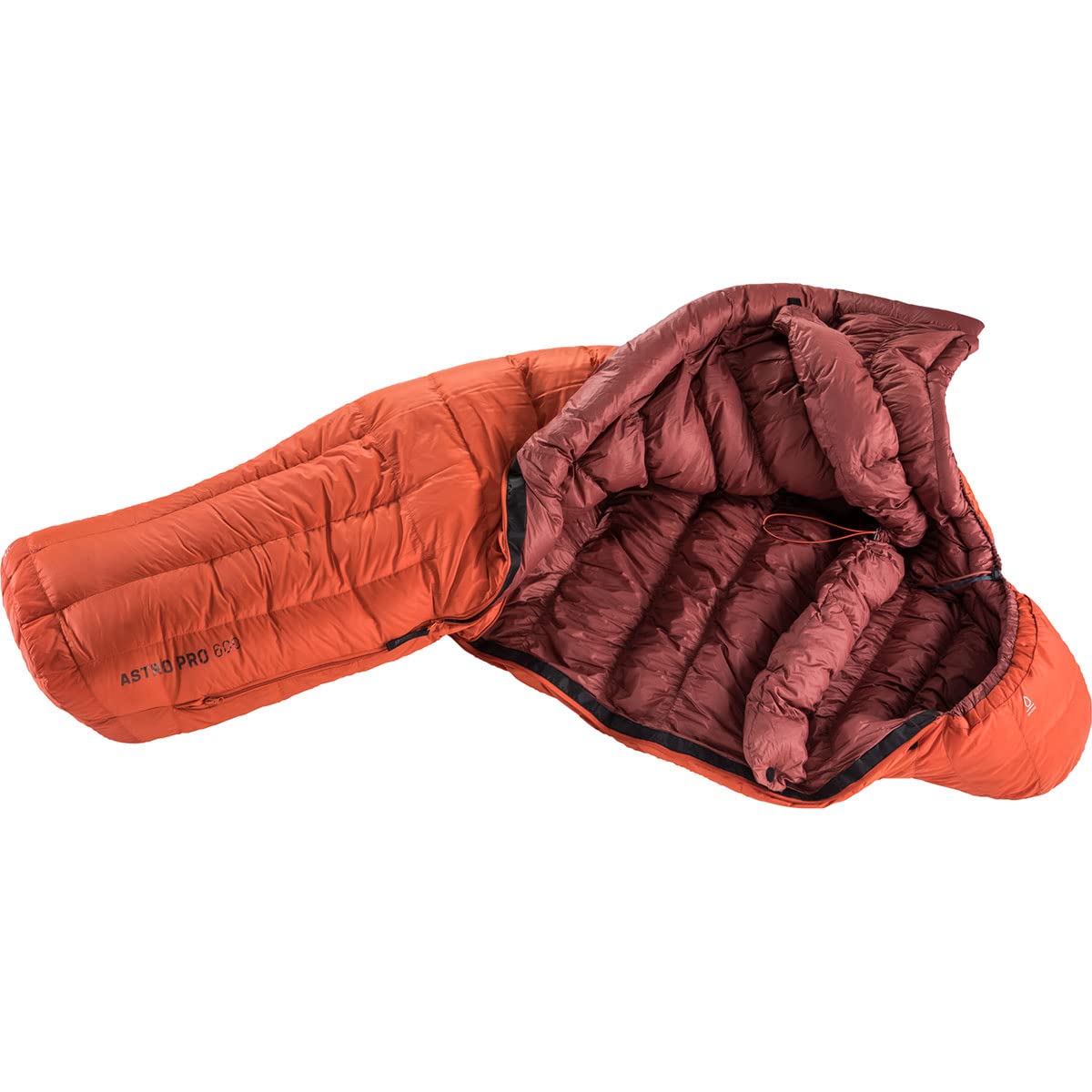 deuter-astro-pro-600-sl-sacco-a-pelo-in-piuma-da-donna-thermo-stretch-inside-erg image 2