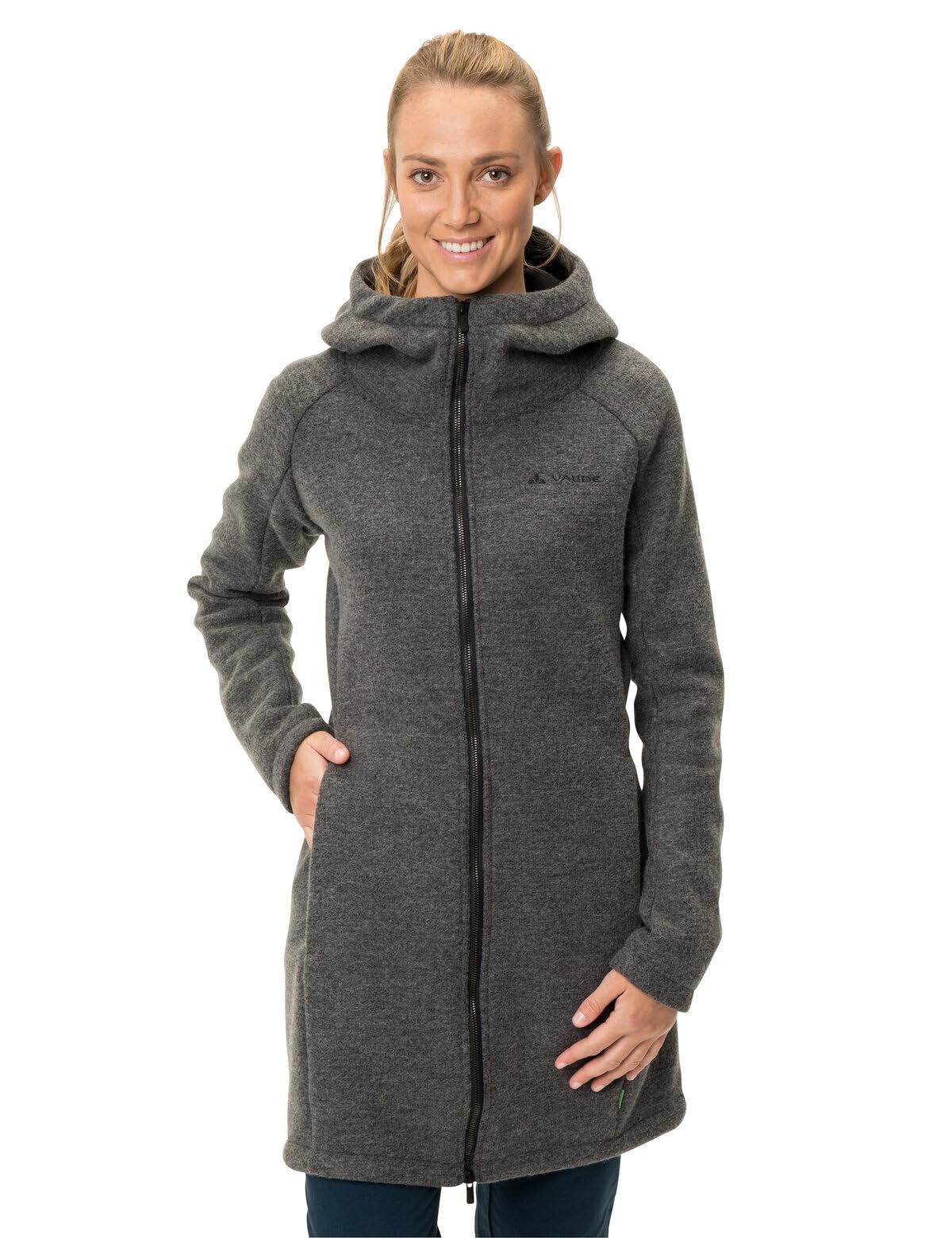 vaude-women-s-tinshan-coat-iii-cappotto-donna-in-misto-lana-con-fodera-pile-per- image 2