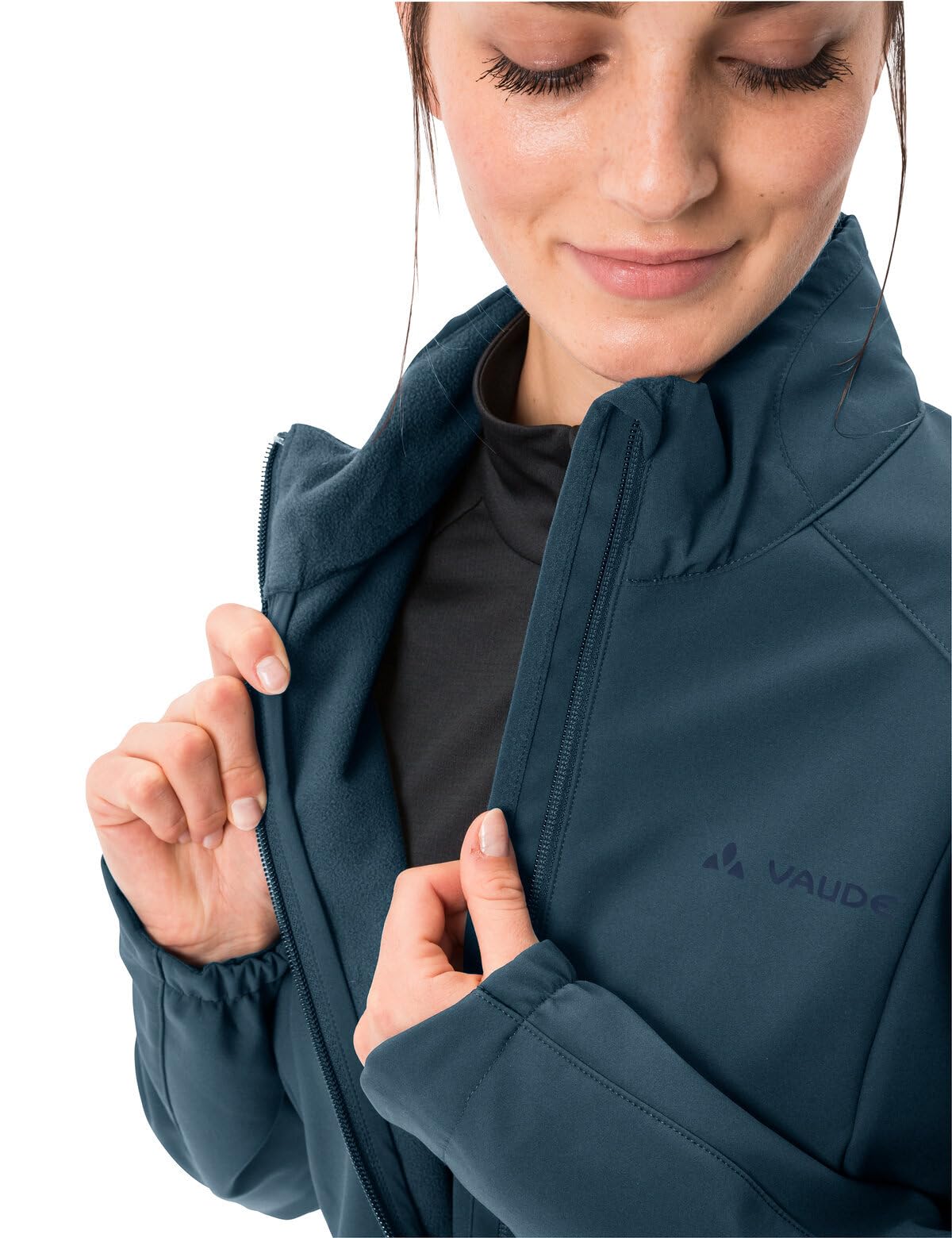 vaude-women-s-wintry-jacket-iv-giacca-softshell-antivento-donna-da-ciclismo-urba image 3
