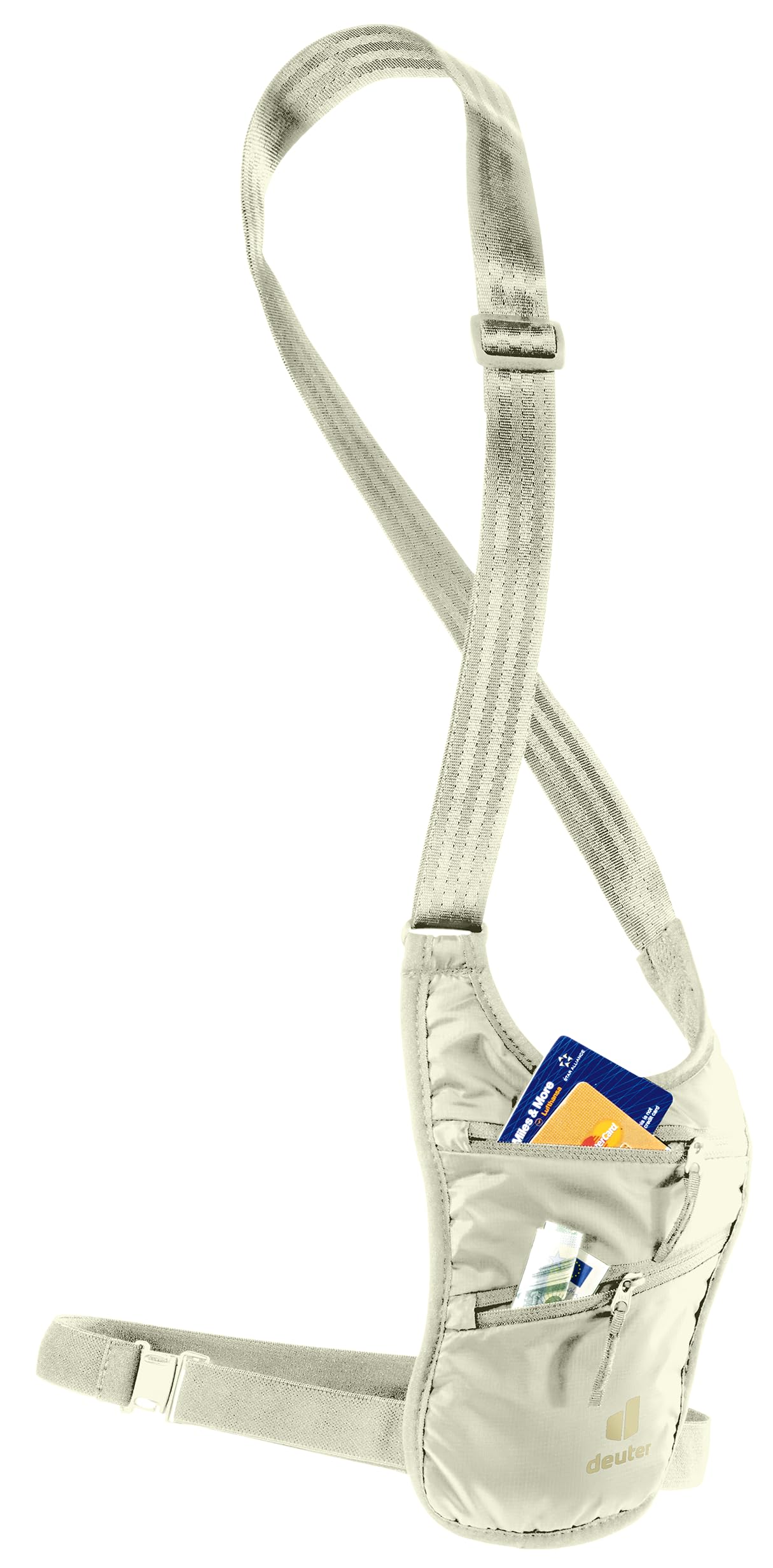 deuter-security-holster-fondina-antifurto-a-tracolla-con-cinghia-in-vita-e-due-t image 2