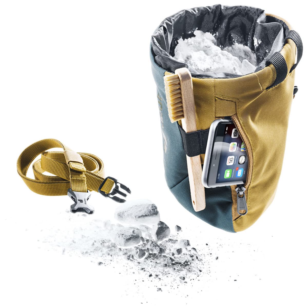 deuter-gravity-chalk-bag-ii-l-sacchetto-porta-gesso-per-arrampicata-con-cintura- image 2