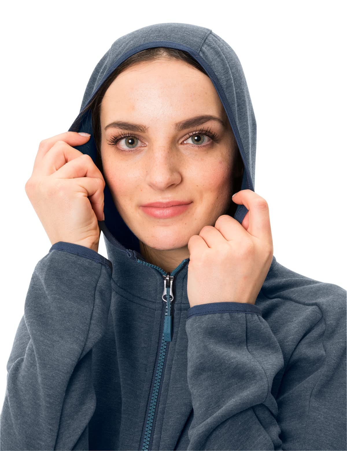vaude-moena-giacca-in-pile-da-donna-in-poliestere-riciclato-e-fibra-di-legno-ant image 3