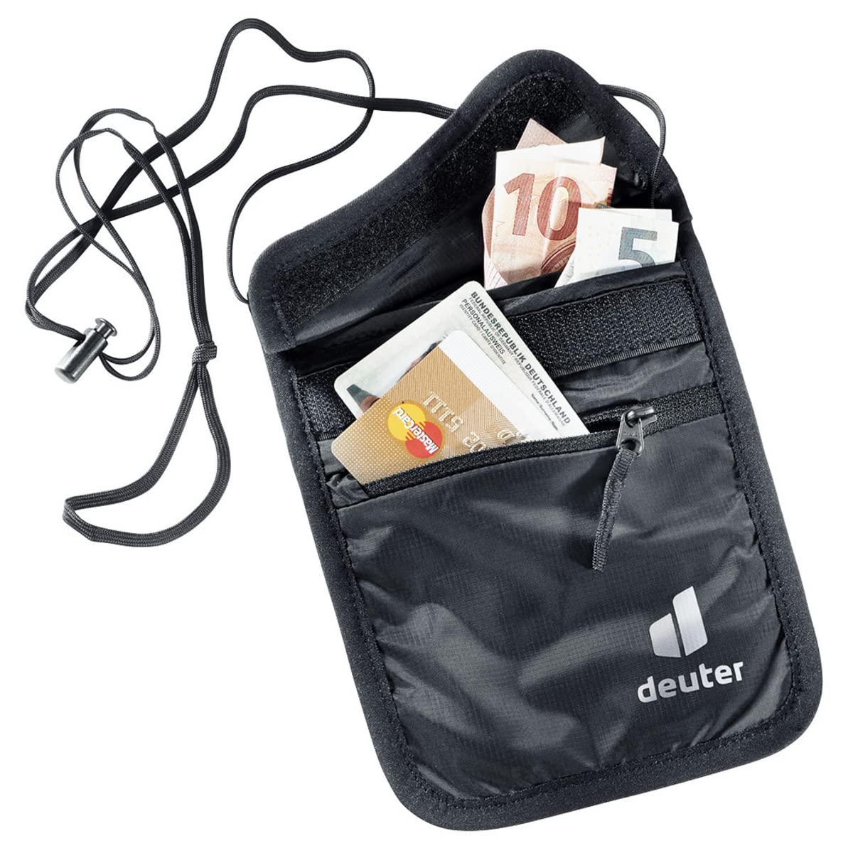 deuter-security-wallet-ii-marsupio-porta-documenti-da-viaggio-con-cordino-regola image 2