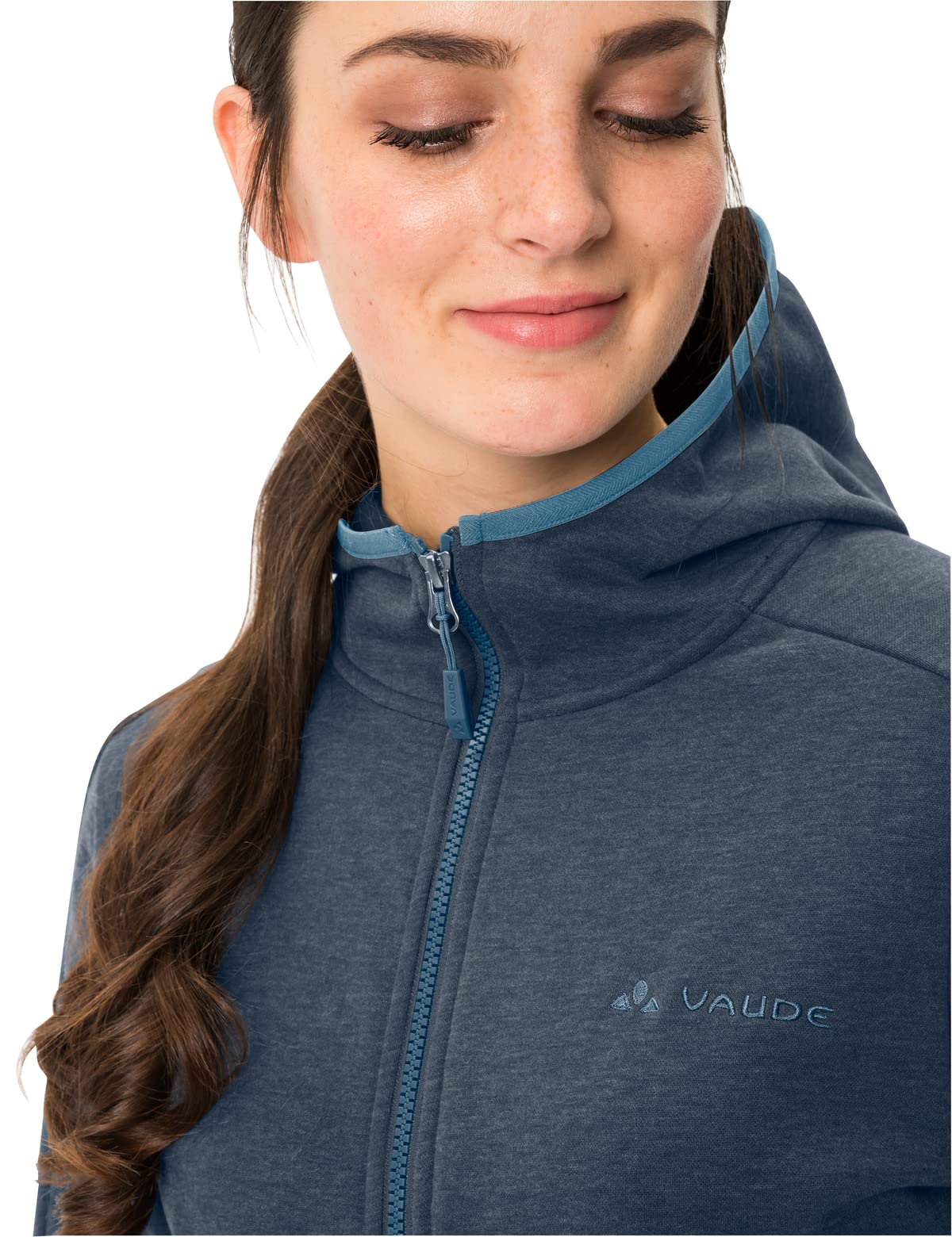 vaude-moena-giacca-in-pile-da-donna-in-poliestere-riciclato-e-fibra-di-legno-ant image 4