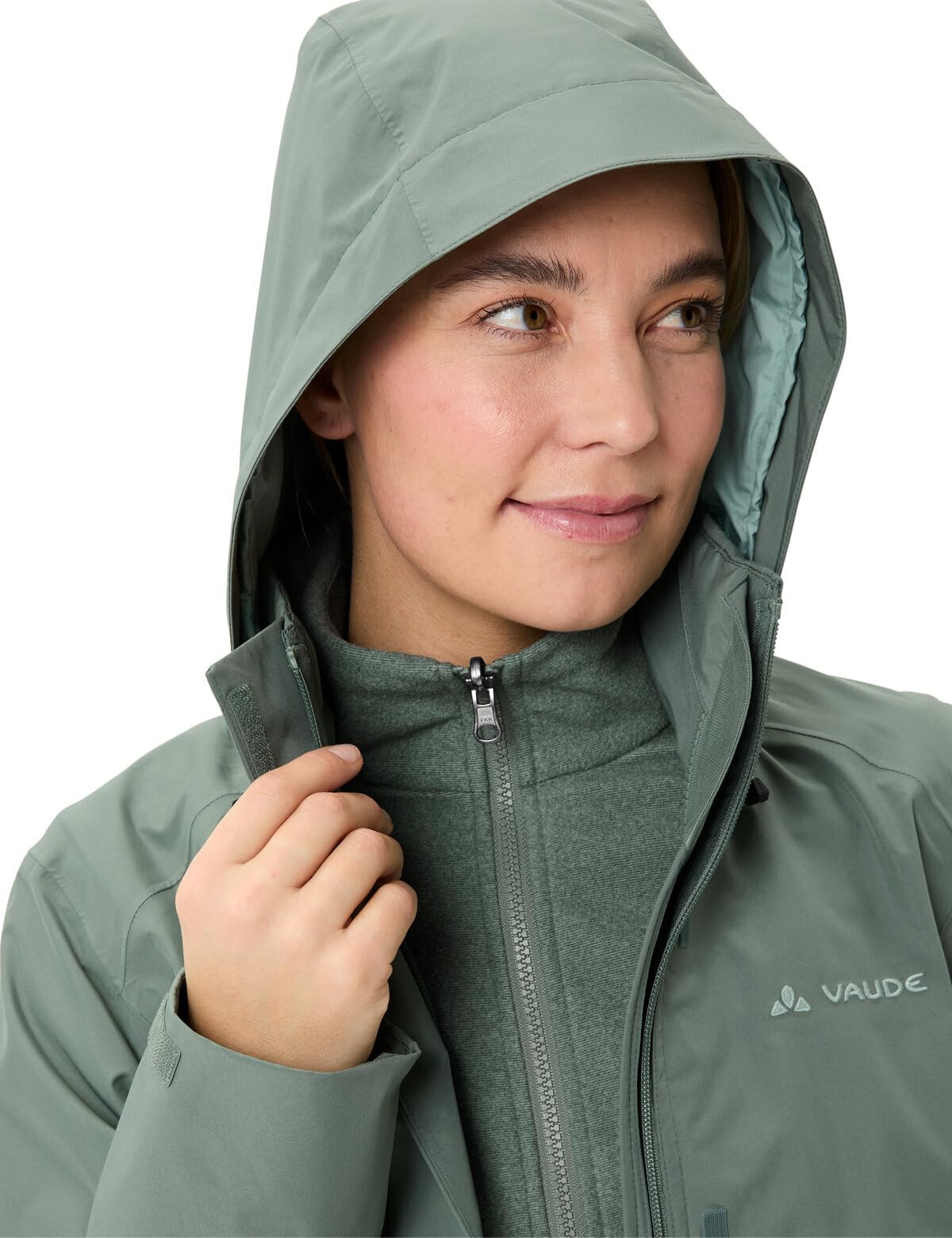 vaude-rosemoor-giacca-3-in-1-da-donna-impermeabile-antivento-con-interno-pile-re image 8