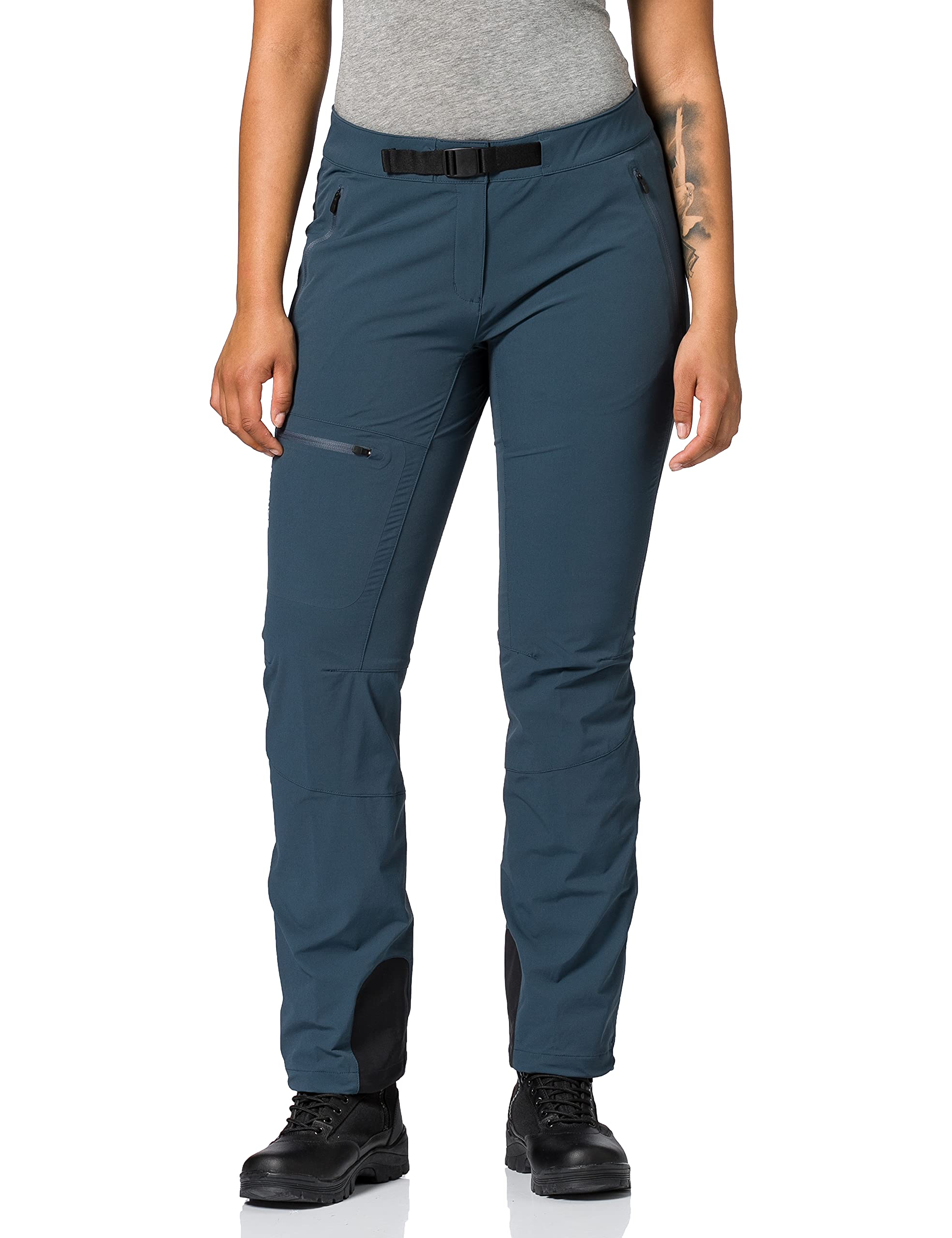 vaude-badile-pants-ii-pantaloni-softshell-donna-per-escursionismo image 2