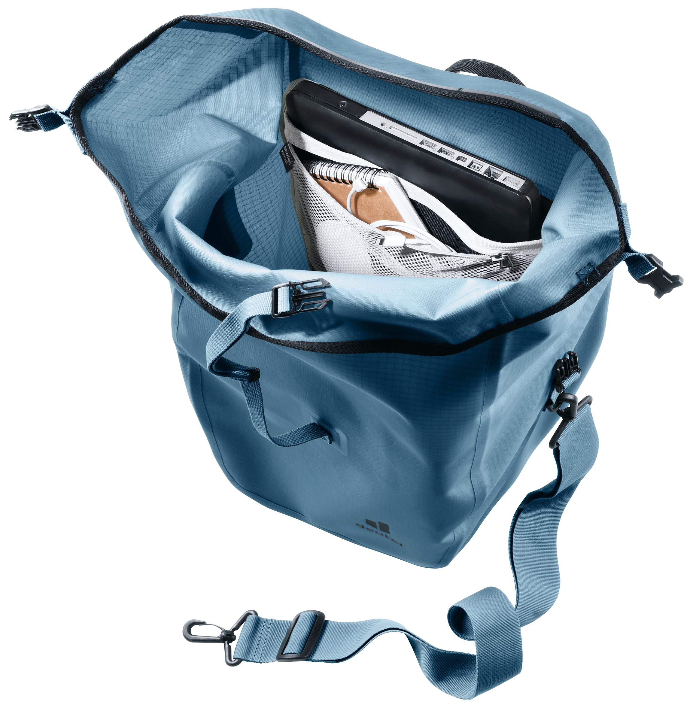 deuter-visby-20-5-borsa-portapacchi-bicicletta-impermeabile-25-l-con-tracolla-ri image 5
