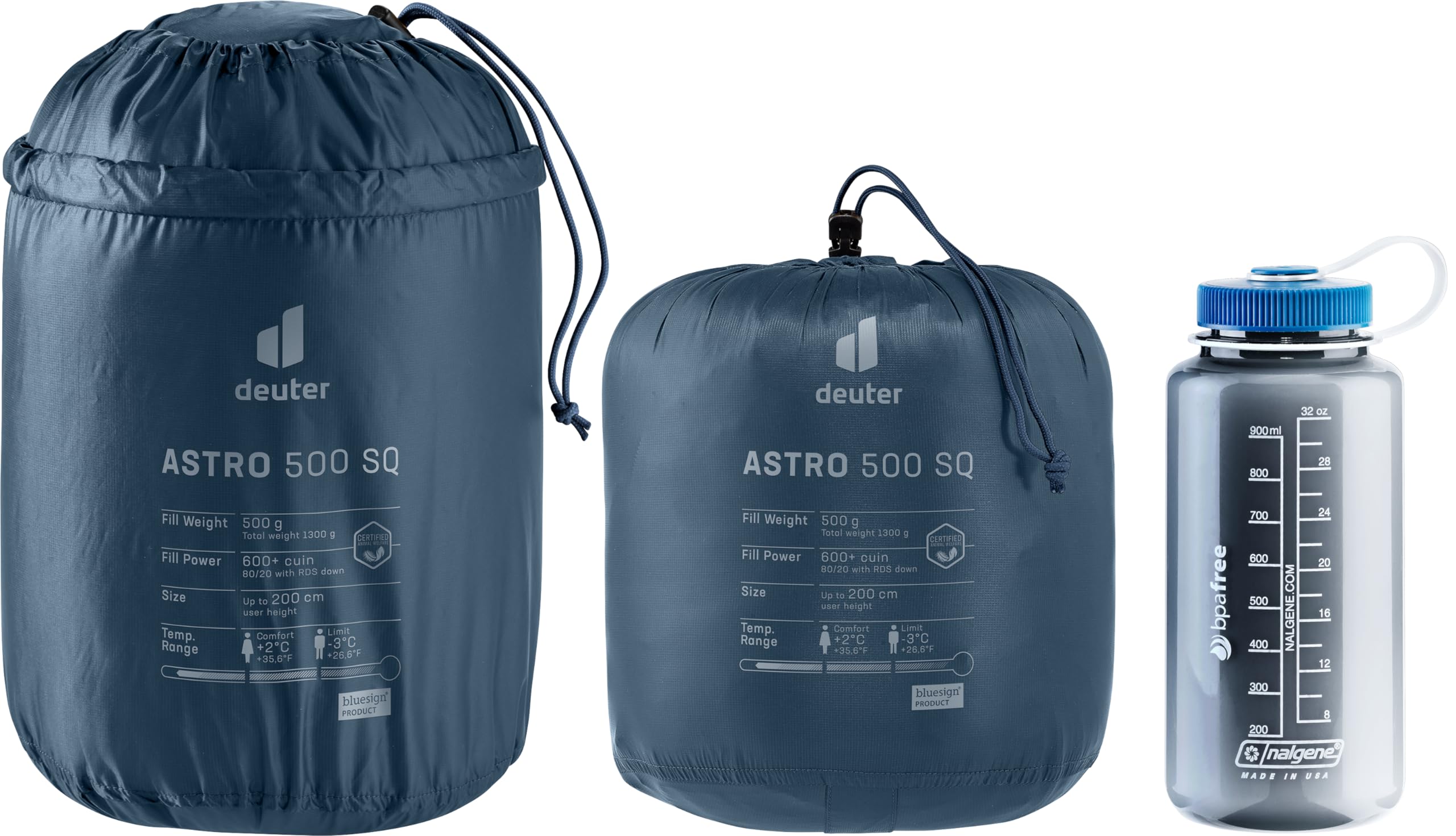deuter-astro-500-sq-sacco-a-pelo-in-piuma-d-oca-cappuccio-ergonomico-convertibil image 6