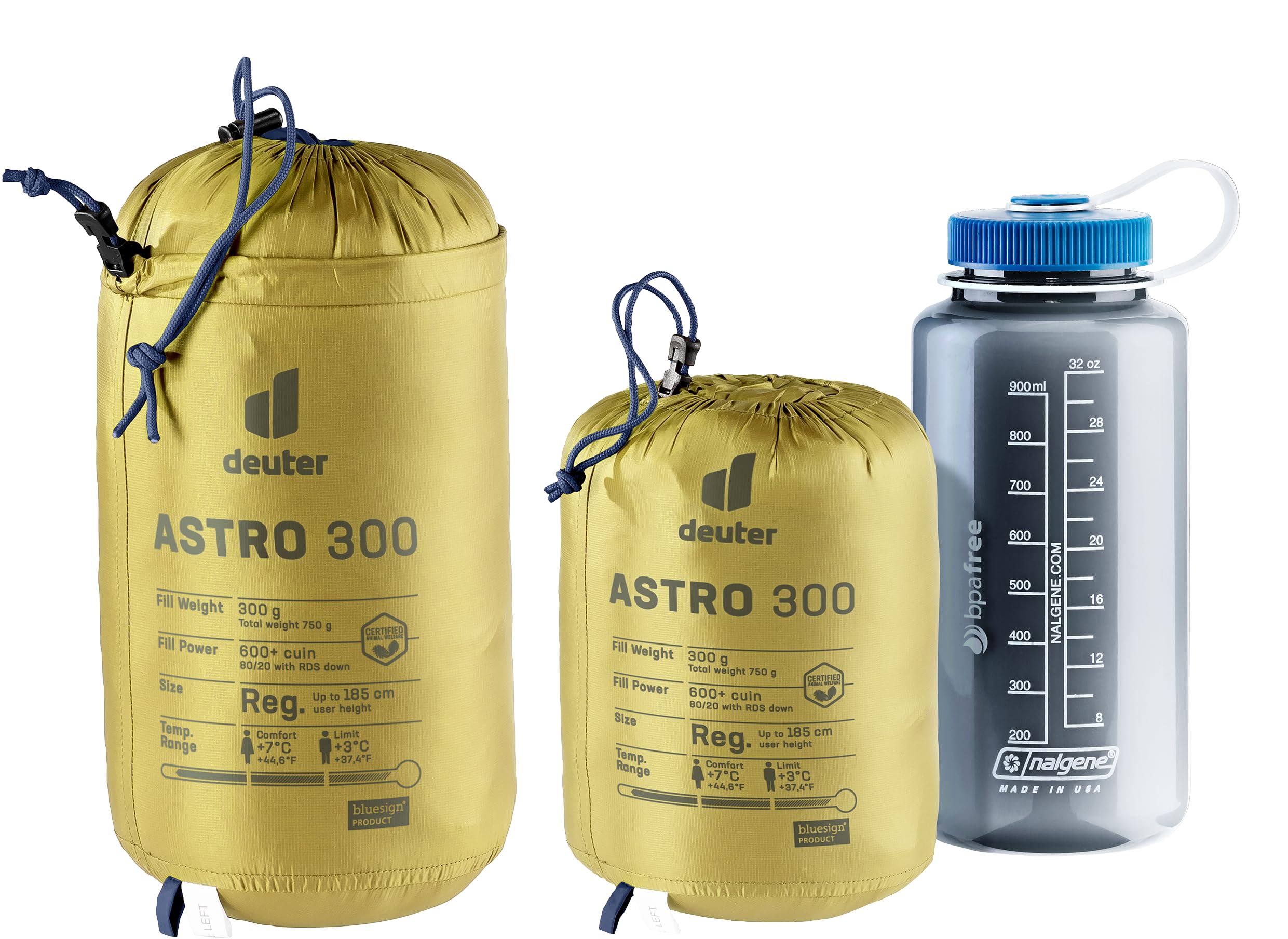 deuter-astro-300-sacco-a-pelo-in-piuma-d-oca-con-camere-trapezoidali-ergofootpro image 5