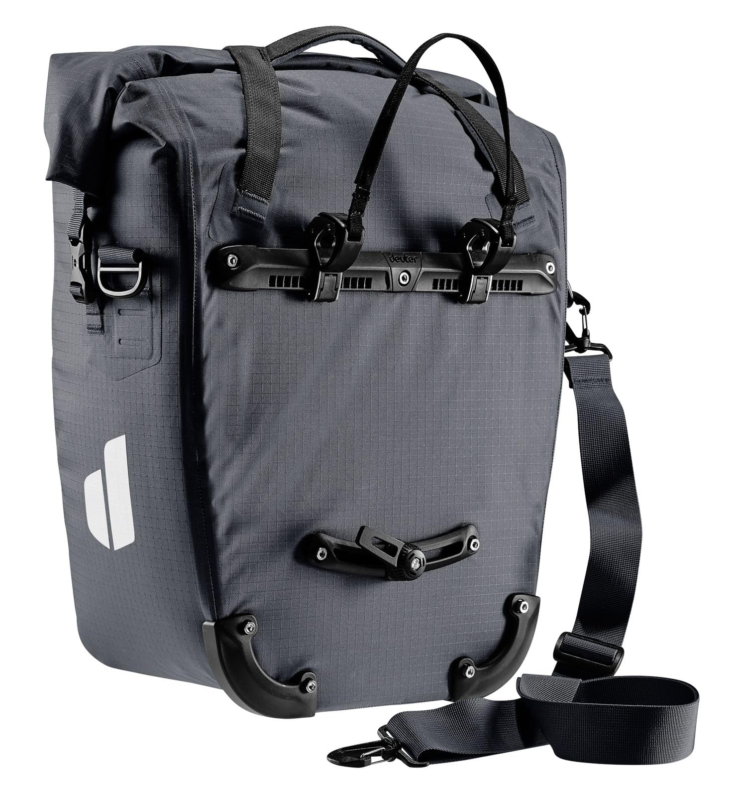 deuter-weybridge-25-5-sacca-da-bicicletta-roll-top-impermeabile-con-sistema-bagf image 3