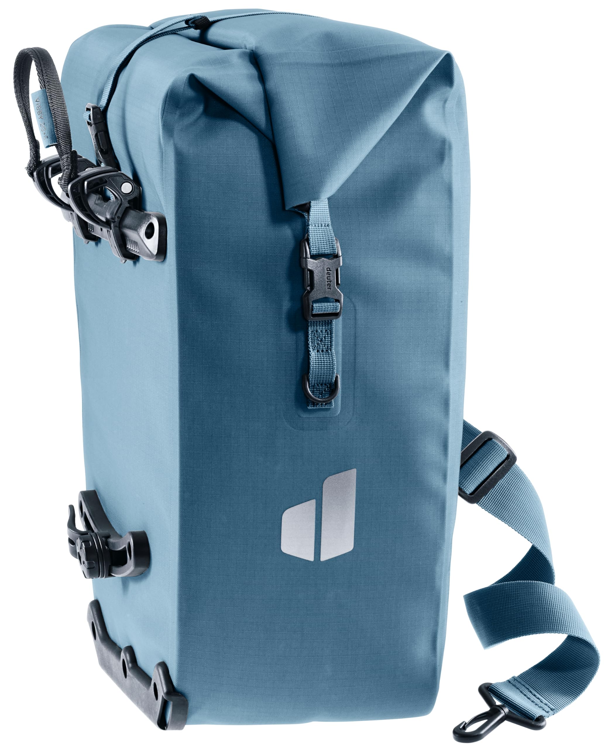 deuter-visby-20-5-borsa-portapacchi-bicicletta-impermeabile-25-l-con-tracolla-ri image 2