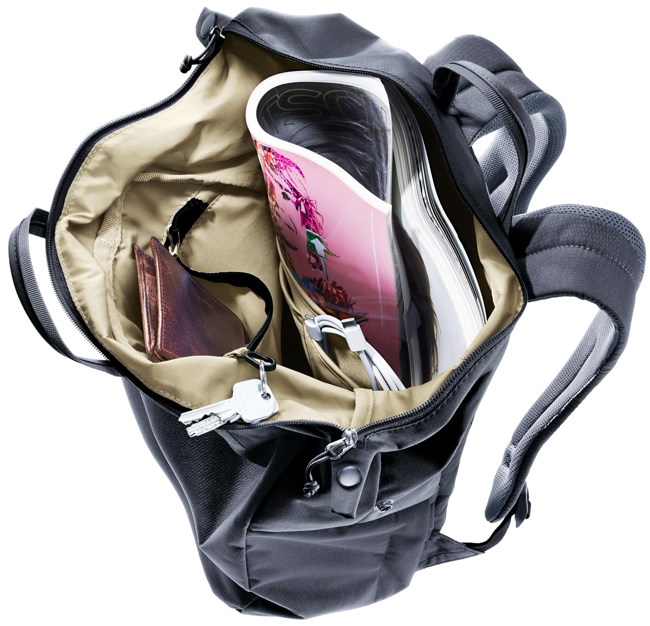 deuter-vista-zainetto-urbano-unisex-convertibile-in-shopper-con-dorsale-ergonomi image 7