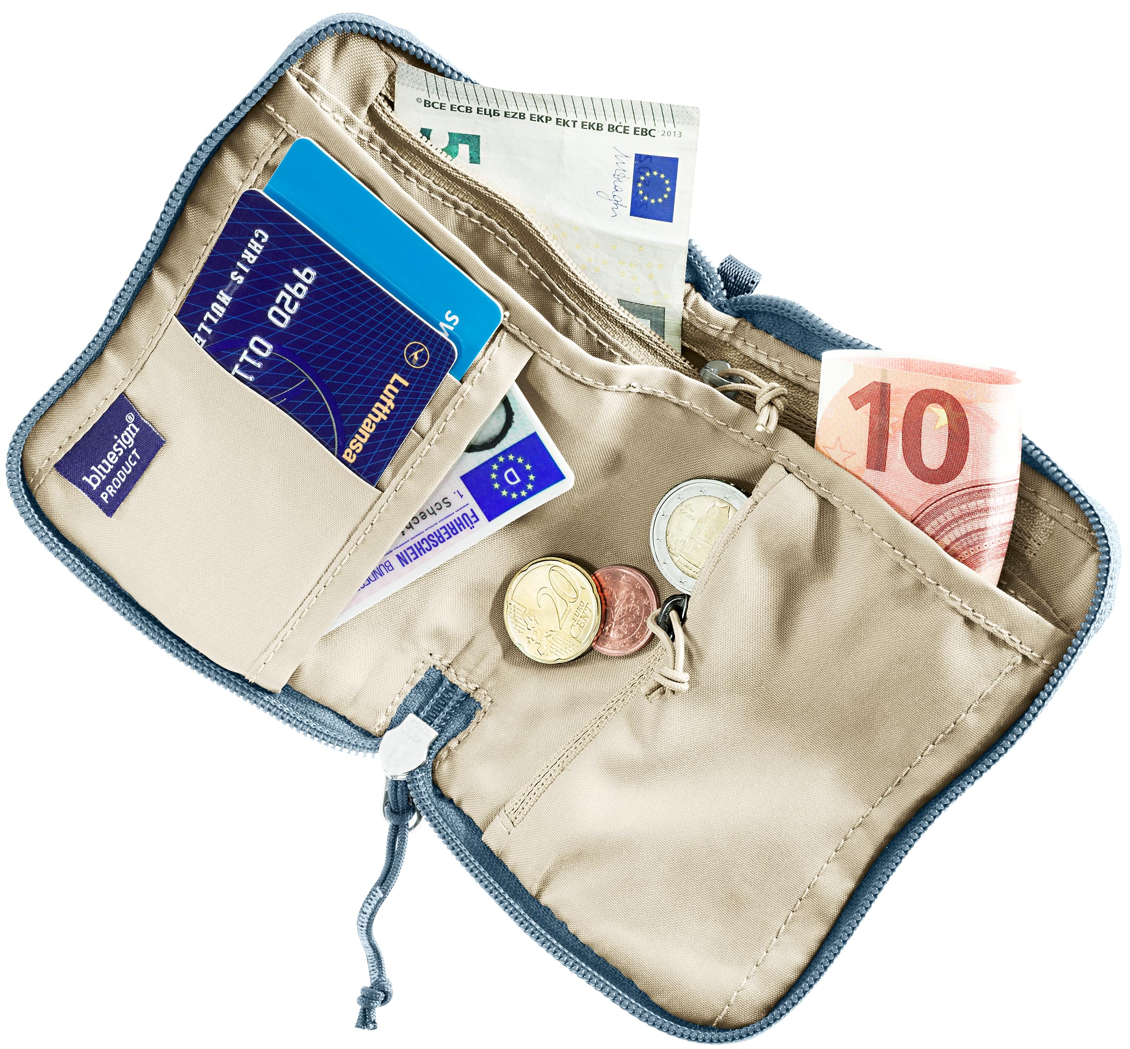 deuter-zip-wallet-portafoglio-leggero-da-esterno-con-zip-a-tutto-tondo image 2