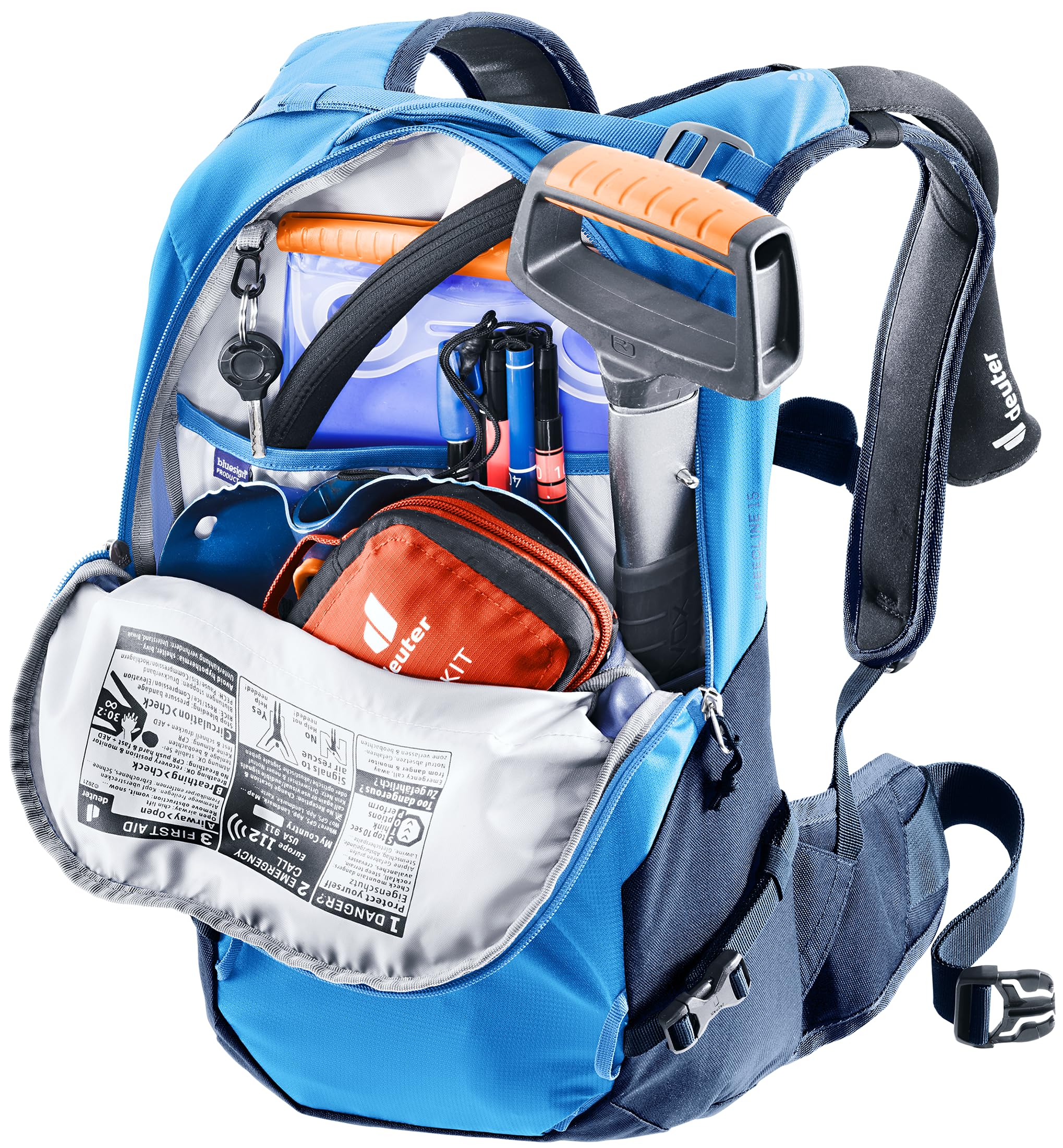 deuter-freecline-15-zaino-da-sci-all-mountain-unisex-15-l-con-attacco-sci-snowbo image 5