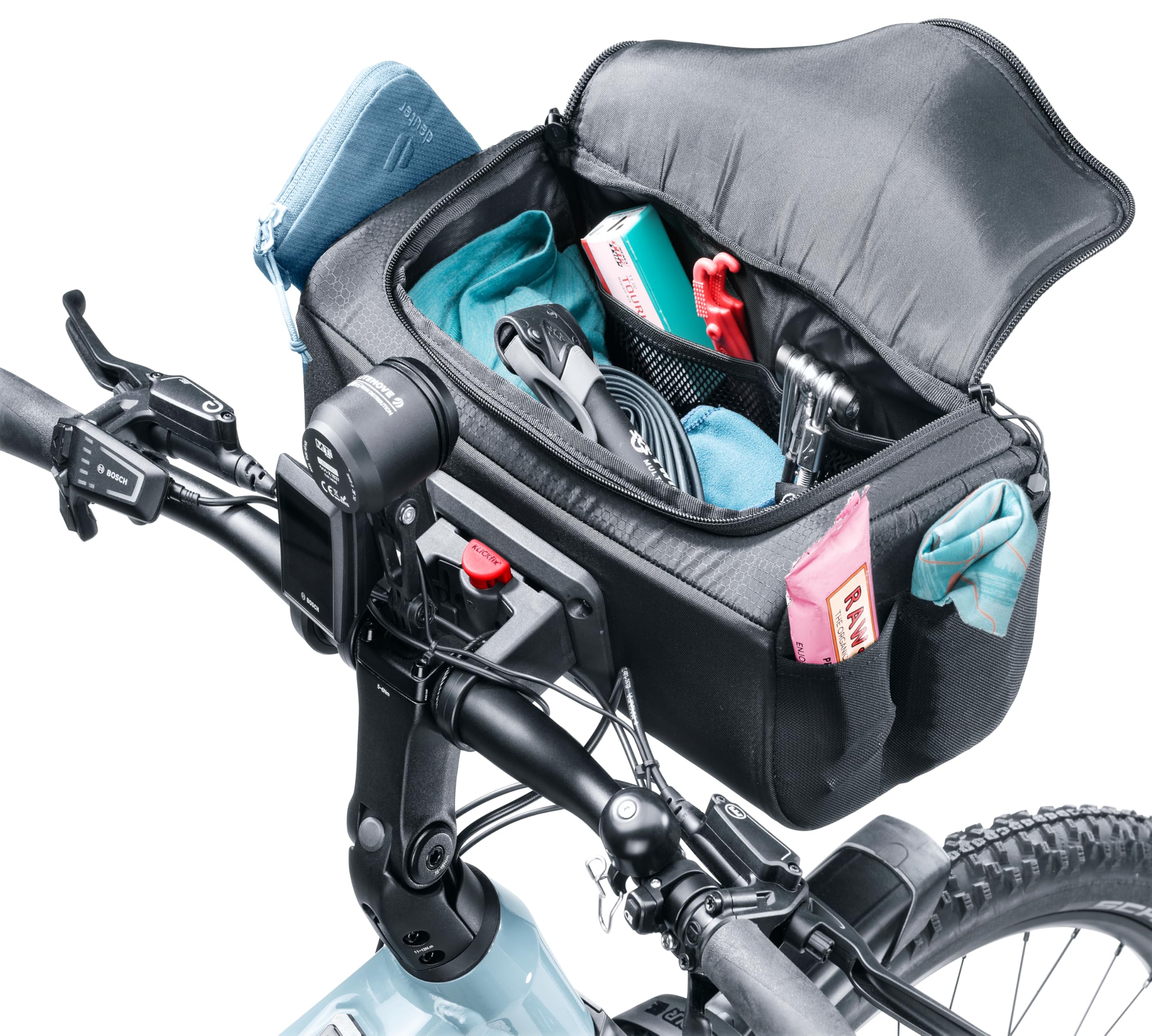 deuter-handle-bar-bag-8-kf-borsa-da-manubrio-bici-8-l-compatibile-klickfix-con-c image 2