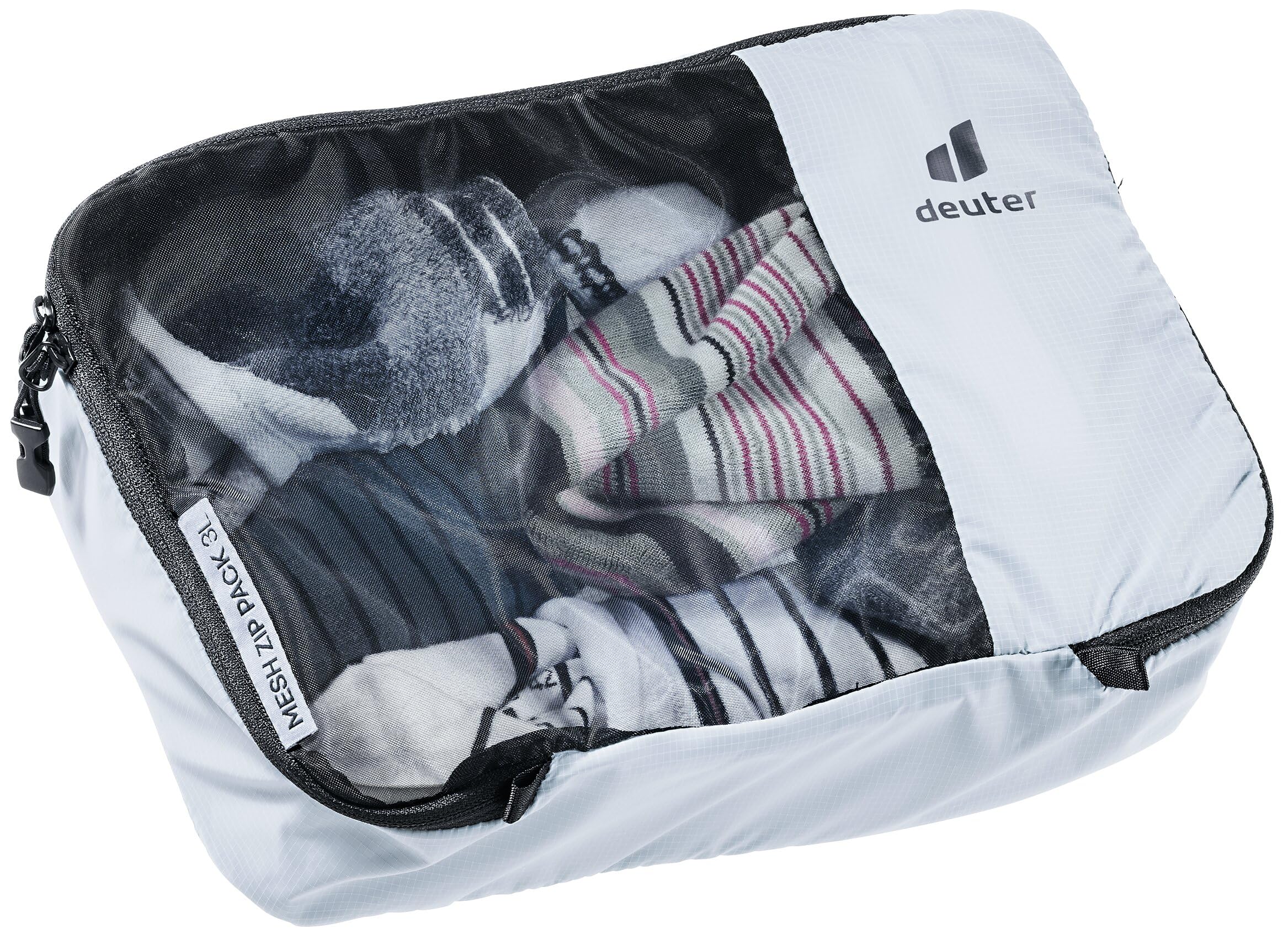 deuter-mesh-zip-pack-3-sacchetto-portaoggetti-con-cerniera-in-tessuto-riciclato- image 1