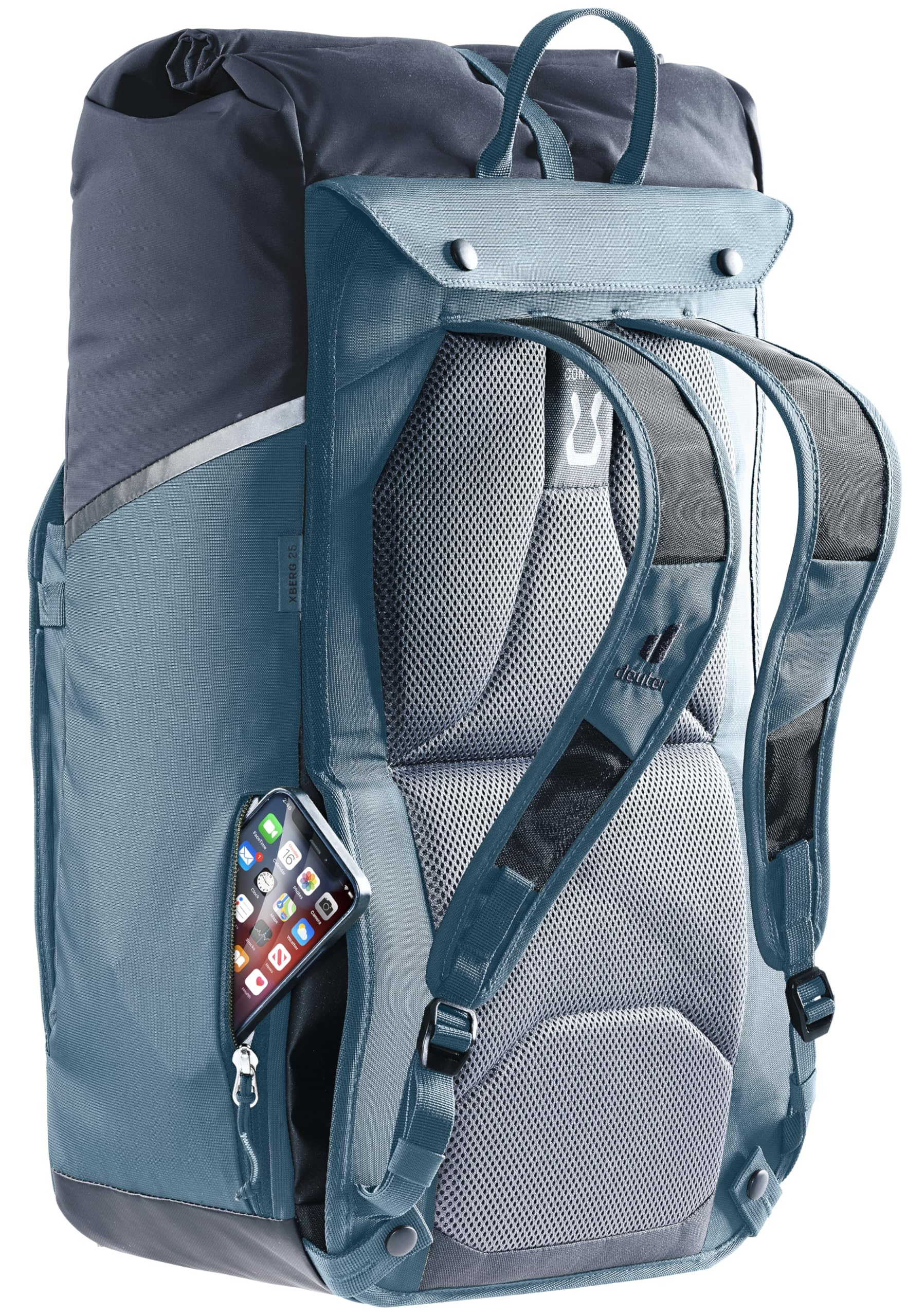 deuter-xberg-25-zaino-e-borsa-posteriore-bici-2in1-contact-e-roll-top image 7
