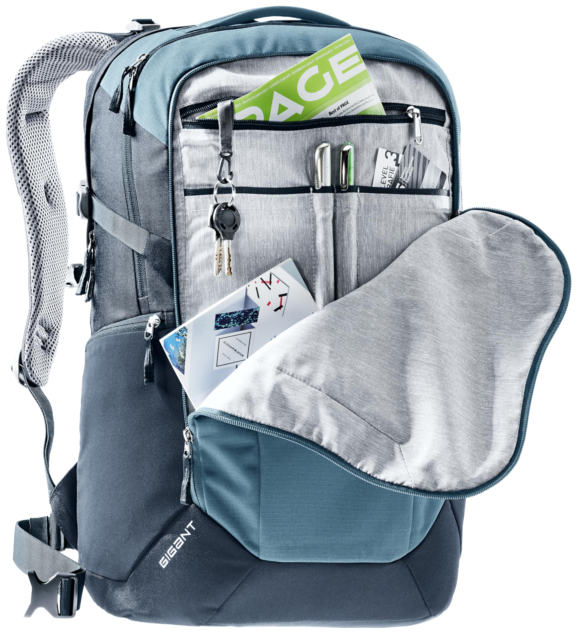 deuter-gigant-zainetto-urbano-unisex-adulto-28-litri-port-laptop-17-pollici-schi image 5